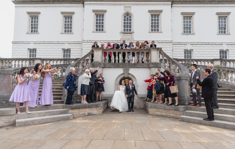 Confetti Wedding at the Queen's House by Jeff Oliver Photography