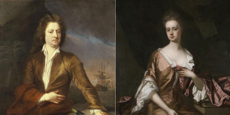 18th century paintings of William and Catherine Kerr