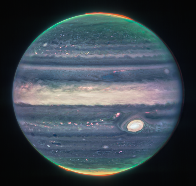 Image of Jupiter taken by the JWST
