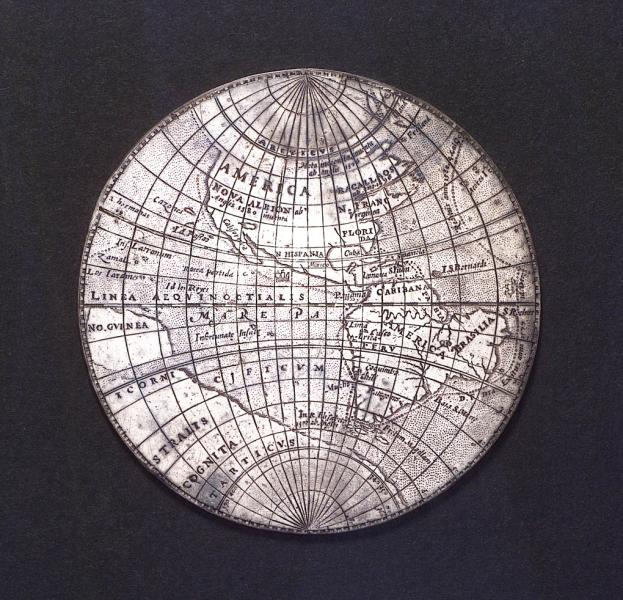 Medal depicting Drakes Circumnavigation Route