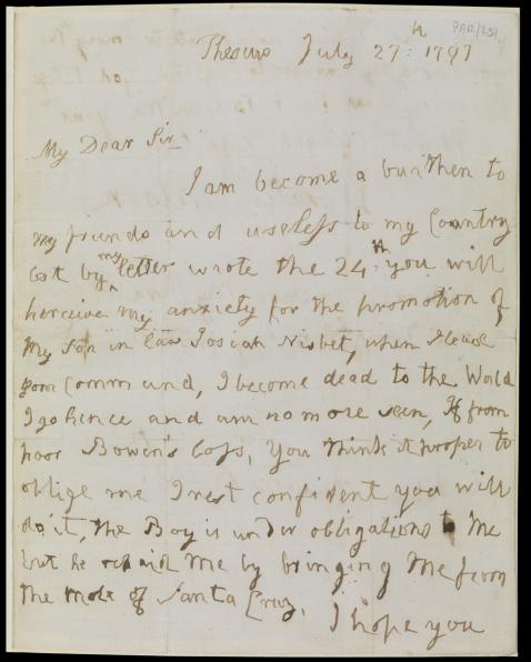An image for 'Nelson’s letter'