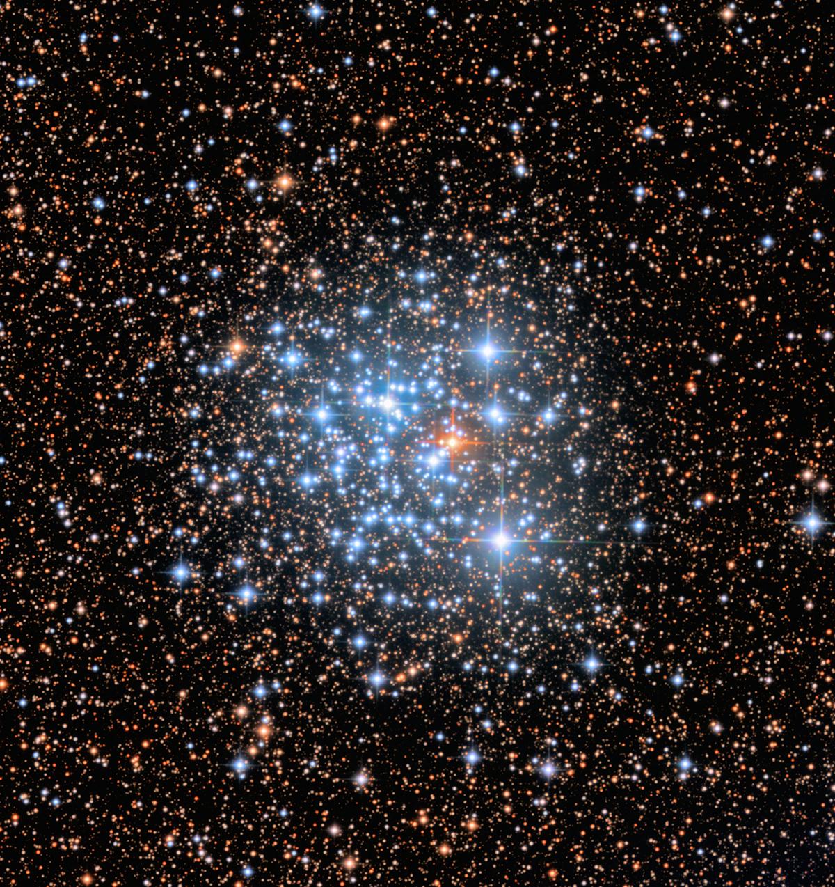 Open star cluster in constellation